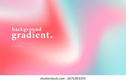 Colorful abstract gradient background with vibrant pink, blue, and red blending smoothly. perfect for modern design, tech, fashion, or digital art projects. vector design.