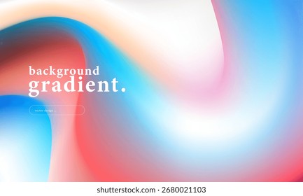Fondo abstracto colorido del gradiente con el rosa vibrante, el azul, y el rojo que se mezclan suavemente. perfecto para el diseño moderno, la tecnología, la moda, o los proyectos de arte digitales. Diseño del Vector.