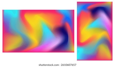 Colorful Abstract Gradient Background Wallpaper