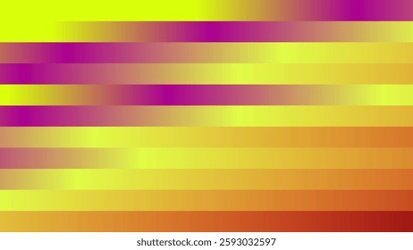 Colorful abstract gradient background with yellow and purple color on straight lines, fractal art template. Vector illustration.