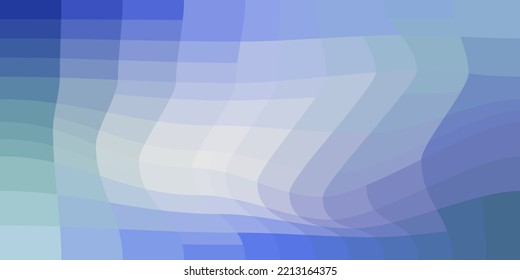 Coloridas tendencias de fondo azul gradiente abstracto con forma de rectángulos. Fondo dinámico espectral de forma cuadrada. Colección geométrica. Vector.