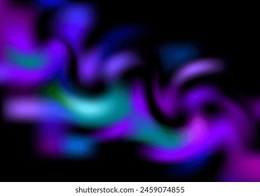 Colorful Abstract Gradient Blurs. Trendy Vibrant Fluid Colors. Design Element with Copy Space for Text.