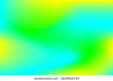 Diseño de degradado abstracto colorido con una mezcla de tonos verdes, azules y amarillos para crear una impresión moderna.