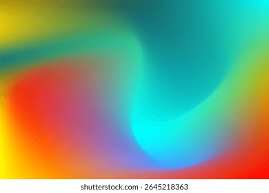 Colorful abstract gradient dynamic hues blending seamlessly, inspiring creativity, positivity, and vibrance. Perfect for modern designs, backgrounds, and creative projects.