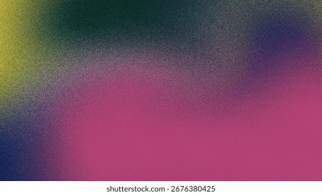 Farbiger abstrakter Farbverlauf mit körniger Textur auf abstraktem Minimalhintergrund für modernes Design.