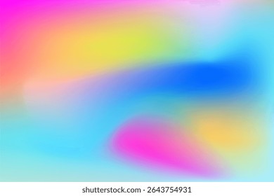 Colorful abstract gradient image featuring soft pastel 