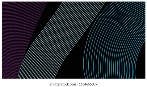 colorful abstract gradient line background