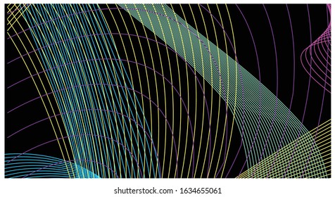 colorful abstract gradient line background