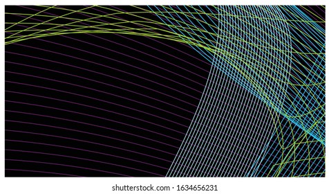 colorful abstract gradient line background