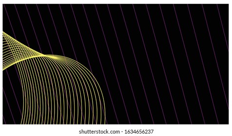 colorful abstract gradient line background