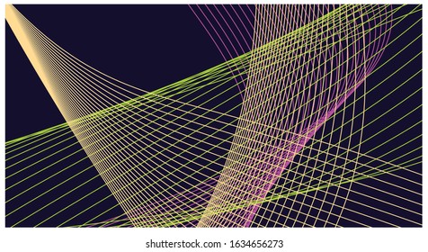 colorful abstract gradient line background
