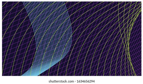 colorful abstract gradient line background