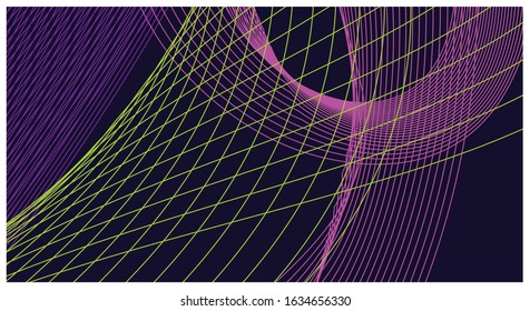 colorful abstract gradient line background