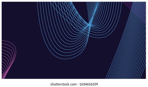 colorful abstract gradient line background