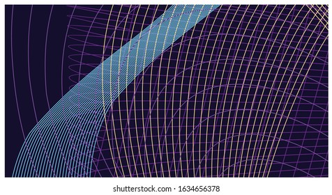 colorful abstract gradient line background