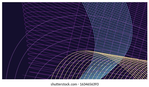 colorful abstract gradient line background