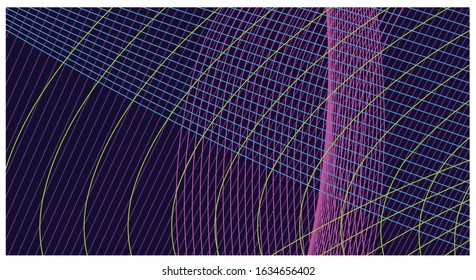 colorful abstract gradient line background