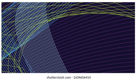 colorful abstract gradient line background