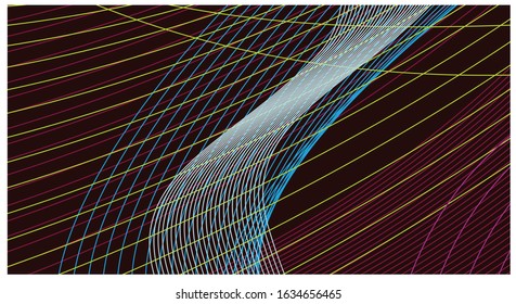 colorful abstract gradient line background
