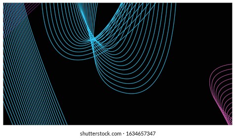 colorful abstract gradient line background