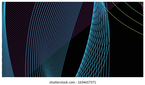 colorful abstract gradient line background