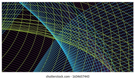 colorful abstract gradient line background