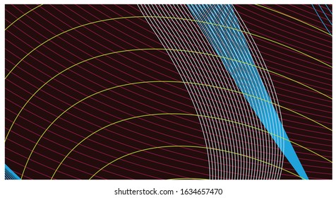 colorful abstract gradient line background