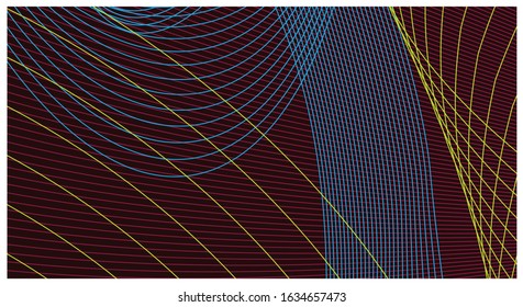 colorful abstract gradient line background