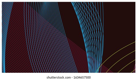 colorful abstract gradient line background