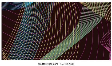 colorful abstract gradient line background