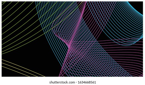 colorful abstract gradient line background