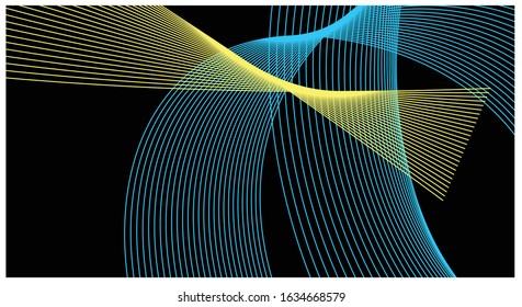 colorful abstract gradient line background