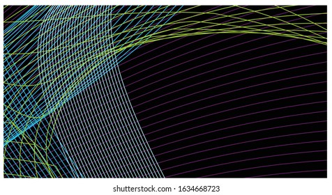 colorful abstract gradient line background