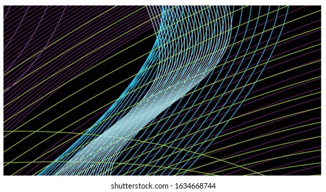 colorful abstract gradient line background