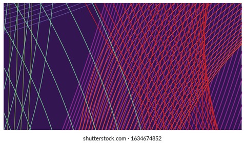colorful abstract gradient line background