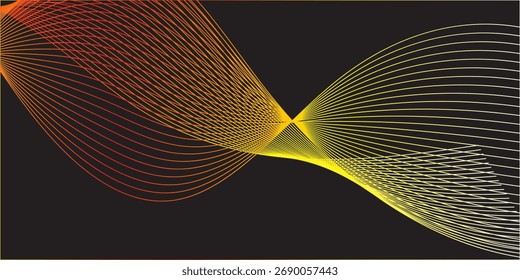 colorful abstract gradient line background vector

