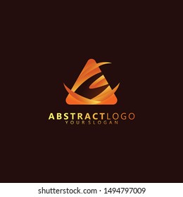 Colorful Abstract Gradient Logo Template