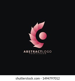 Colorful Abstract Gradient Logo Template