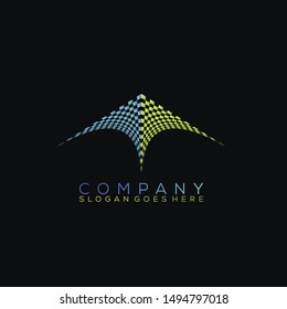Colorful Abstract Gradient Logo Template