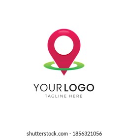 Colorful abstract gradient logo template