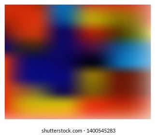 Colorful abstract gradient mesh blur vector.