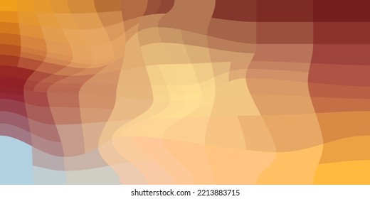 Gradiente abstracto colorido Rojo Rosado romántico que consiste en rectángulos. Fondo dinámico espectral de forma cuadrada. Colección geométrica. Vector.