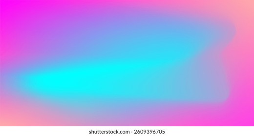 Colorful Abstract Gradient vector with Blue, cyan  and Pink Tones and Smooth Transitions