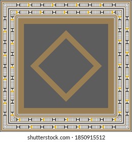 Colorful abstract graphic background.Scarf design. Frame.abstract background with frames.decorative frame 
