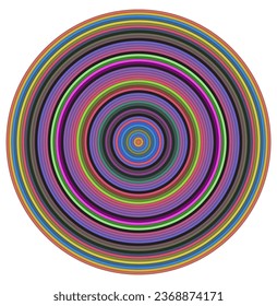 Colorful Abstract graphic circle: Circular movement, radial dynamic color .Vector design, speed circle. shapes. circle.
