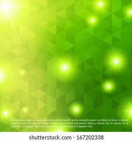 Colorful abstract green background