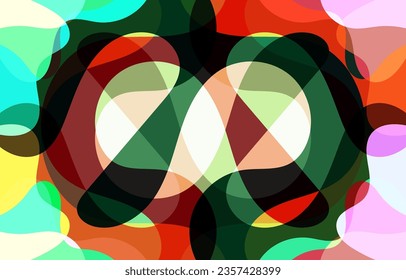 Colorful Abstract Groovy background design