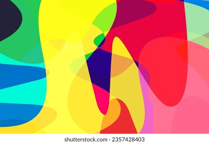 Colorful Abstract Groovy background design