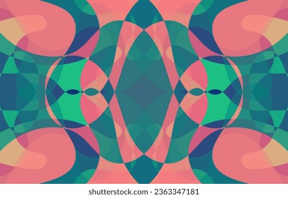 Colorful Abstract Groovy background design