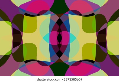 Colorful Abstract Groovy background design